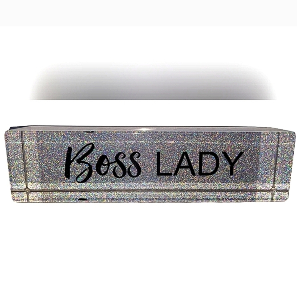 Boss Lady Desk Plaque